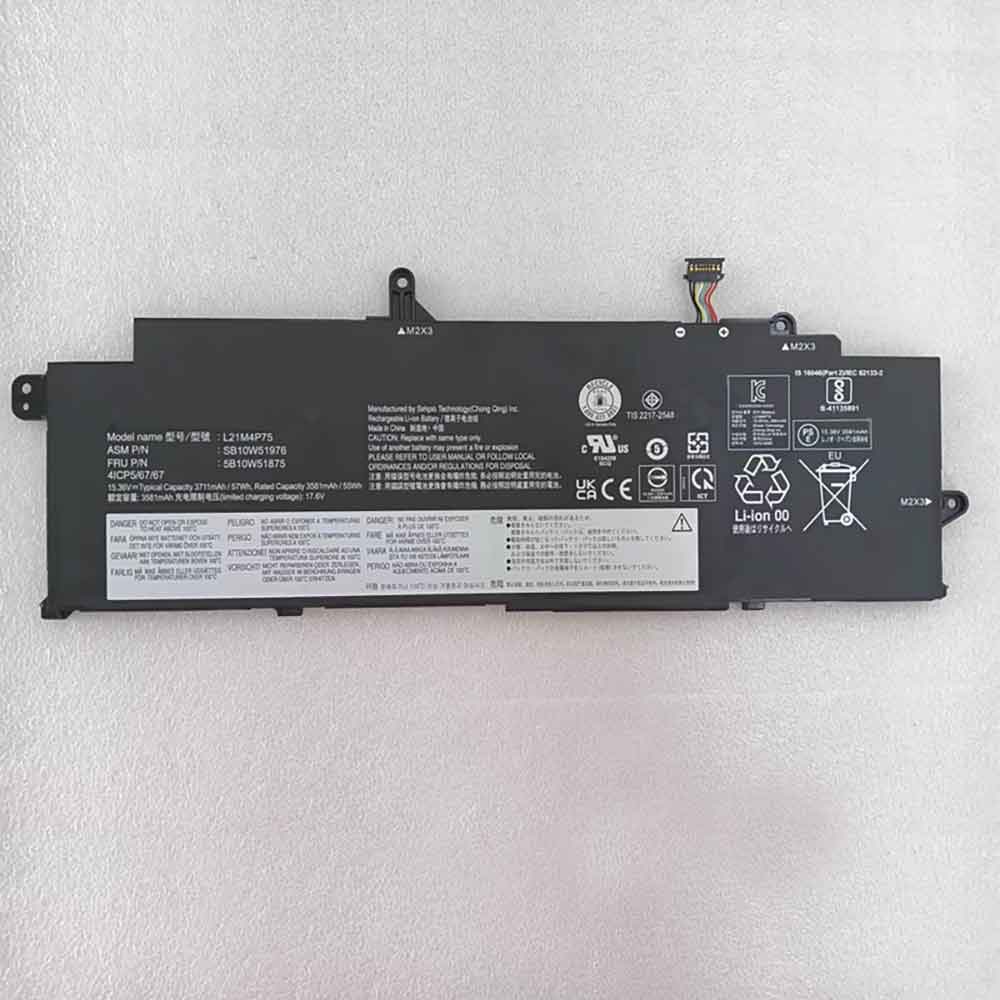 Batería para LENOVO Xiaoxing-AIR-14IIL/lenovo-Xiaoxing-AIR-14IIL-lenovo-L21M4P75